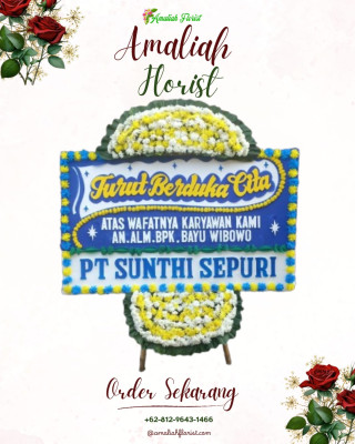 Papan Bunga Duka di Selakau Timur
