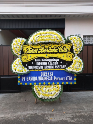 Papan Bunga Duka di Selakau Timur