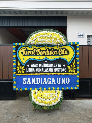 Papan Bunga Duka di Selakau Timur